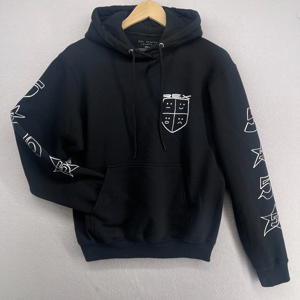 REX ORANGE COUNTY Hoodie Adult S Alexander Technique Tour Merch ROC Black